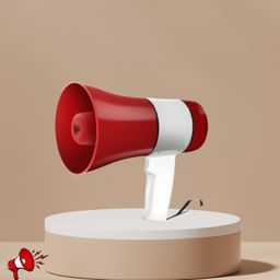 guggu Handheld Megaphone with Siren, Microphone & Rechargeable for Outdoor EventsA287 Megaphone Portable Megaphone Siren Loudspeaker Function &Long Battery BackupS287 Outdoor PA System-picture-48