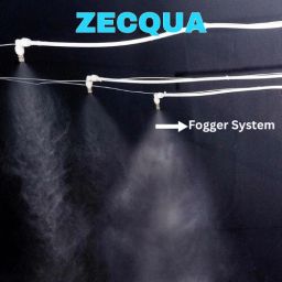 zecqua 10 mtr Fogger PIpe Setup 6 pcs nozzel for Home/Mist Cooling Syste 100 L Hose-end Sprayer image 5
