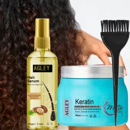 Deep Repair Hair Treatment Kit – Keratin Cream, Serum & Dye Brush-image-37