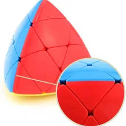 hawkister MoYu MFJS Meilong Mastermorphix Cube 3x3x3 Stickerless Pyramid Speed Cube Puzzle image 4