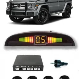 JJB387 Black Car Reverse Parking Sensor with LED Display 4 Sensor A387 Parking Sensor-image-58