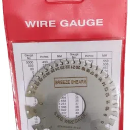 breeze shears Breeze Shear SWG Round Wire Gauge with Stainless Steel Body Marking Gauge Ring Gauge-picture-2