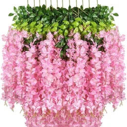 JKS-Avenue-Wisteria-Set6 Multicolor Westeria Artificial Flower-image-72