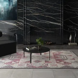 jaipur rugs Pink Geometric Wool 6 ft x 9 ft Hand Knotted Carpet-picture-5