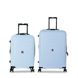 IT luggage Set Of 2 Convolved Textured 24 inches Hard-Sided Trolley Suitcase-image-56
