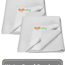 OyO Baby Kids Pack of 2 Waterproof Baby Bed Protector Dry Sheet-image-77