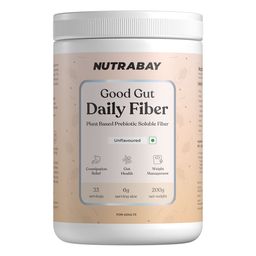 Nutrabay Good Gut Daily Fiber,  200 g  Unflavoured -45