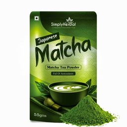 Simply Herbal Japanese Matcha Green Tea Powder,  55 g  Unflavoured -image-77