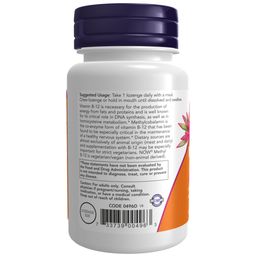Now Methyl B-12 (5000 mcg),  60 Lozenge(s)  Unflavoured  image 1