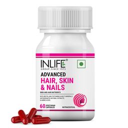 INLIFE Advanced Hair Skin & Nails,  60 capsules  Unflavoured -31