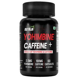NutriJa Yohimbine Plus Caffeine,  60 capsules  Unflavoured -91