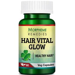 Morpheme Remedies Hair Vital Glow Extract (500 mg),  60 veggie capsule(s)  Unflavoured -10