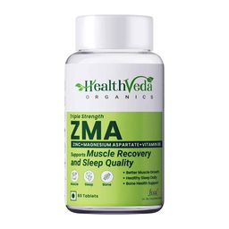 Health Veda Organics ZMA,  60 tablet(s)  Unflavoured -85