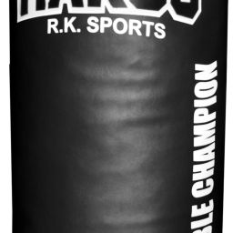 Black boxing punching bag best material pu leather size 24 ich Standing Bag-image-21