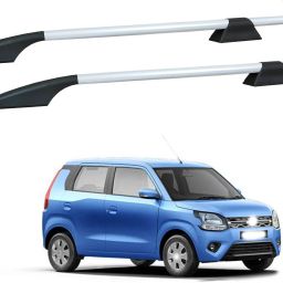Car Stylish Roof Rails (Drill Free) in Rocket Curve Design in Silver Colour_57 Car Beading Roll For Hood-image-8