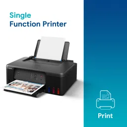 Canon PIXMA MegaTank G1737 Single Function Color Ink Tank Printer with Black (135 ml) & Color (70 ml) ink bottles image 3