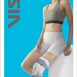ELASTIC HINGED KNEE BRACE WITH OPEN PATELLA 0718 MEDIUM Knee Support-6