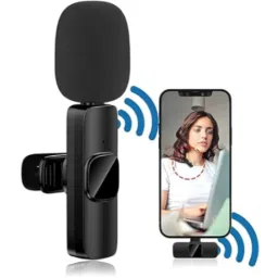 yaroh UGC-K8 Wireless Lavalier Microphone for Video Recording, Youtube, Vlog, Tiktok Microphone image 2