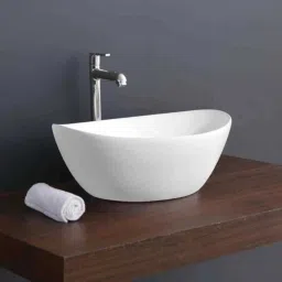 (42*36*16) CM VERY BEAUTIFUL WASH BASIN / SUPER WHITE GLOSSY FINISH PREMIUM CERAMIC WASH BASIN / Table Top Basin-image-5