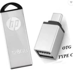 HP v220w 128 GB Pen Drive Compatible with Audio Player, Laptop, Mobile, Tablet USB 2.0 Metal, Metal Case-10