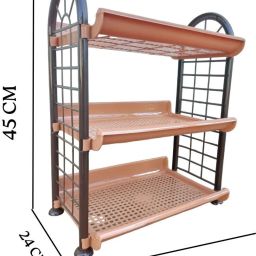 Rack Shelf Type Storage Rack Household Multifunctional Wall Mount Stand Plastic Wall Shelf-image-64
