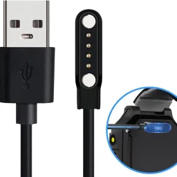 R3 GERMAN Smartwatch Magnet Suction Interface Charging Cable Waterproof IP67 S7 S8 S9 Charging Pad-14