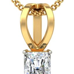 avsar BIS Hallmark AVP651YB 14kt Cubic Zirconia Yellow Gold Pendant-image-63