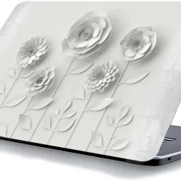 qth FLORAL LAP-3548 VINYL Reusable Laptop Skin Compatible for 15.6 inch-image-41