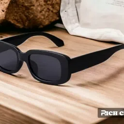 UV Protection Retro Square Sunglasses (Free Size)-image-5