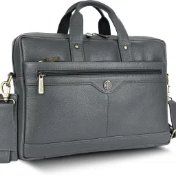 Men Grey Messenger Bag - Mini-image-43