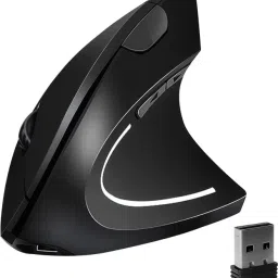 atdaraz Ergonomic Mouse Vertical -Rechargeable 2.4GHz Optical 1600DPI Wireless OpticalGaming Mousewith Bluetooth-0