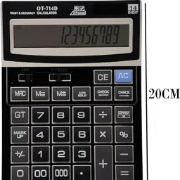 lyhurtrdsews 14-Digit Basic Calculator with Extra Large Display, BIG SIZE CALCULATOR Basic Calculator image 2