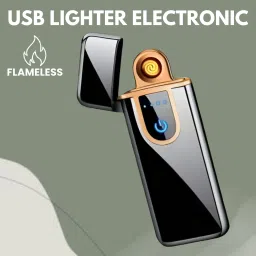 USB Cigarette Lighter for Smoking Windproof Slim Lighter with Fingerprint G307 USB Cigarette Lighter for Smoking Windproof Slim Lighter with Fingerprint G307 Pocket Lighter-image-85