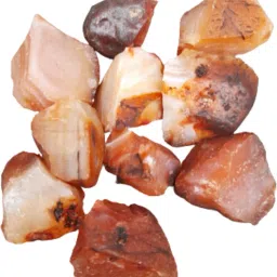 Carnelian-250gm-Rough Regular Asymmetrical Crystal Stone-image-61