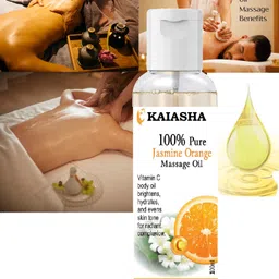 kaiasha Massage Oil Jasmine & orange Organic, Non-sticky, Couples' Romantic Massage Oil-picture-39