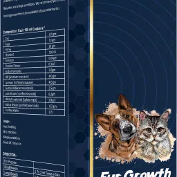 Fur Growth Tonic Help For Skin Infections, Dandruff, Flaky Skin & Hair Shedding Pet Health Supplements-image-58