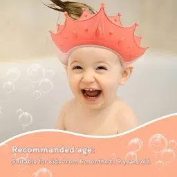 Abhi Adjustable Size Baby Shower Cap For Kids Baby Bath Head Protector Cap-image-82