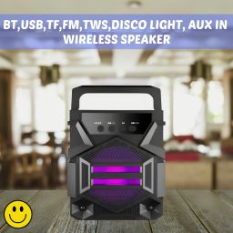 SACRO 3104(PORTABLE BLUETOOTH DESKTOP SPEAKER) High Quality Sound Upto 6H PlaytimeQ115 5 W Bluetooth Laptop/Desktop Speaker-image-87