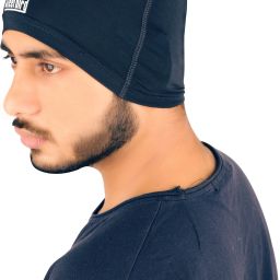 Blue Helmet Skull Cap for Men-image-32