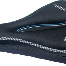 Yuhua 1 Pcs New Special Black Designing Gel Silicone Cycle Cushion Pad Confort Bicycle Seat Cover, Saddle Cover Free Size-29