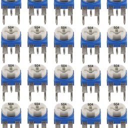 500K Ohm (504) 20 Pcs Single Turn Vertical Preset Potentiometer Variable Resistor-image-2