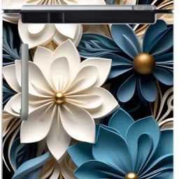 60 cm Fridge Door Sticker Refrigerator Double Door Sticker Self Adhesive Sticker-image-54