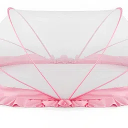 lifekrafts Nylon Kids Washable Foldable Baby Mosquito Net, Bottomless Net for Infants, for Safe & Easy Use | Mosquito Net image 4
