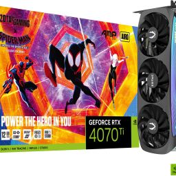 ZOTAC RTX 4070 Ti AMP AIRO Spider-Man: Across The Spider-Verse Bundle GDDR6 12 GB NVIDIA Chipset 192 bit 21 MHz Graphics Card-image-17