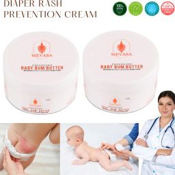 Mevasa Natural Diaper Rash Cream for Newborn Baby, Soothes, Protects & Heals Delicate Skin-17