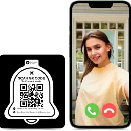 DoorVi Smart QR Code Doorbell Wireless Video Call | No Wi-Fi or Power Needed | Black Video Door Phone-33
