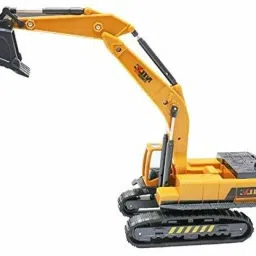 Friction Powered Unbreakable Push and Go Construction Excavator Toy Vehicles Trucks Pretend Play Set For Kids Construction Excavator/Digger Machine Toy For Kids (Pack of 1)-9