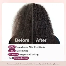 bare anatomy Curl Intensifying Leave In Conditioner Cream | Deeply Conditions Hair image 3