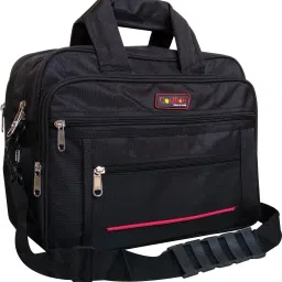 Men Black Messenger Bag - Extra Spacious-image-59
