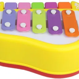 Xylophone 2-in-1 Premium Piano 5 Key Scale Musical Toy For Kids - 563-image-7